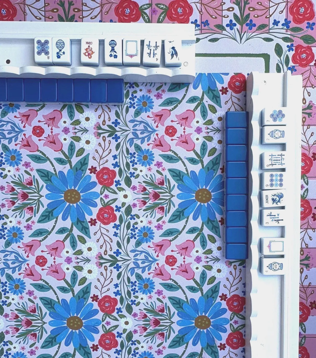 The Blue Chinoiserie Mahjong Collection