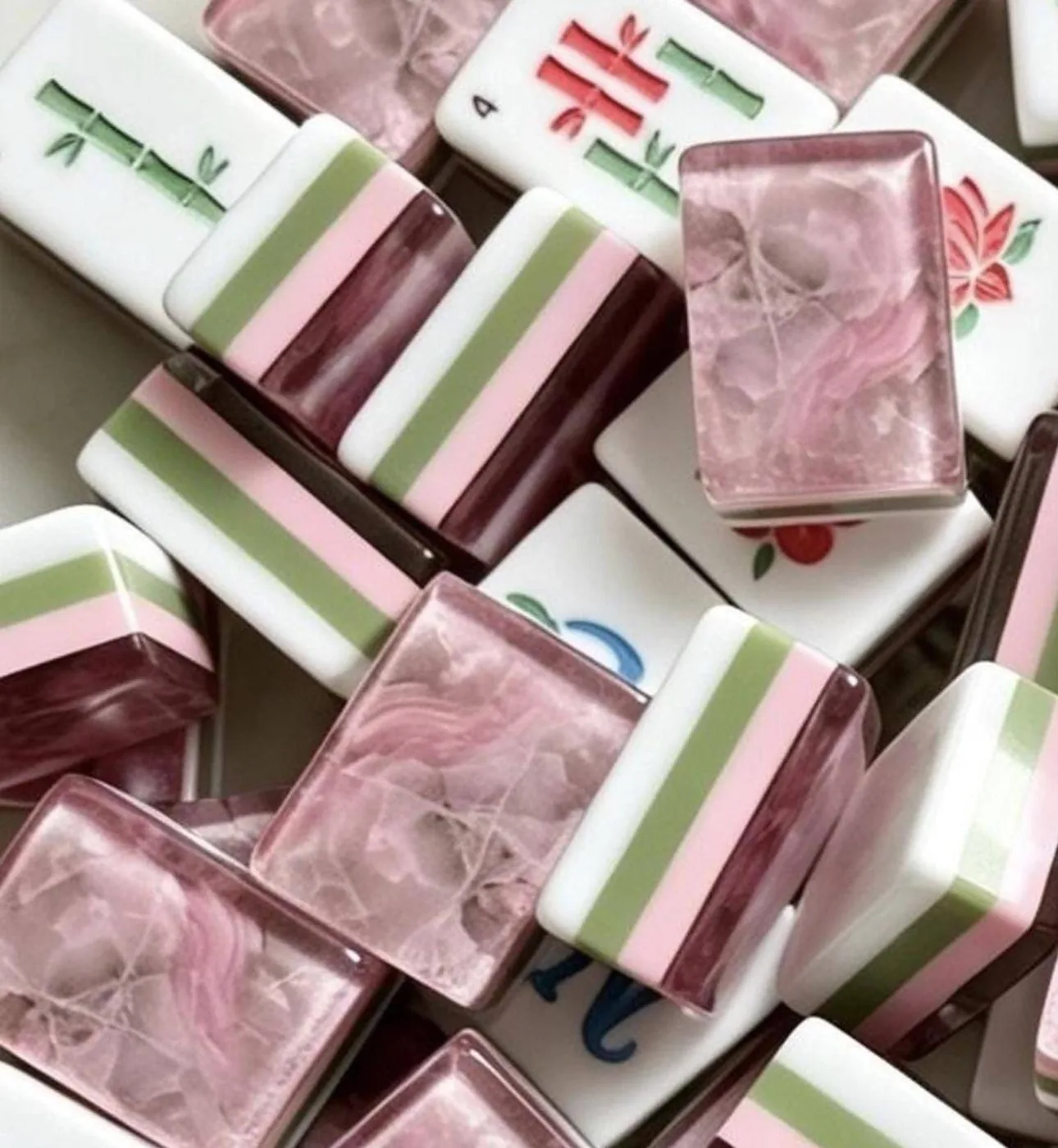 The Charleston Mahjong Tile Set