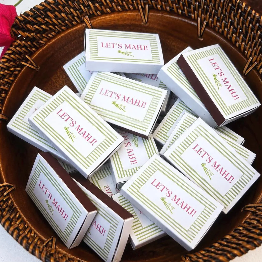 Mahjong Matchbox Party Favors