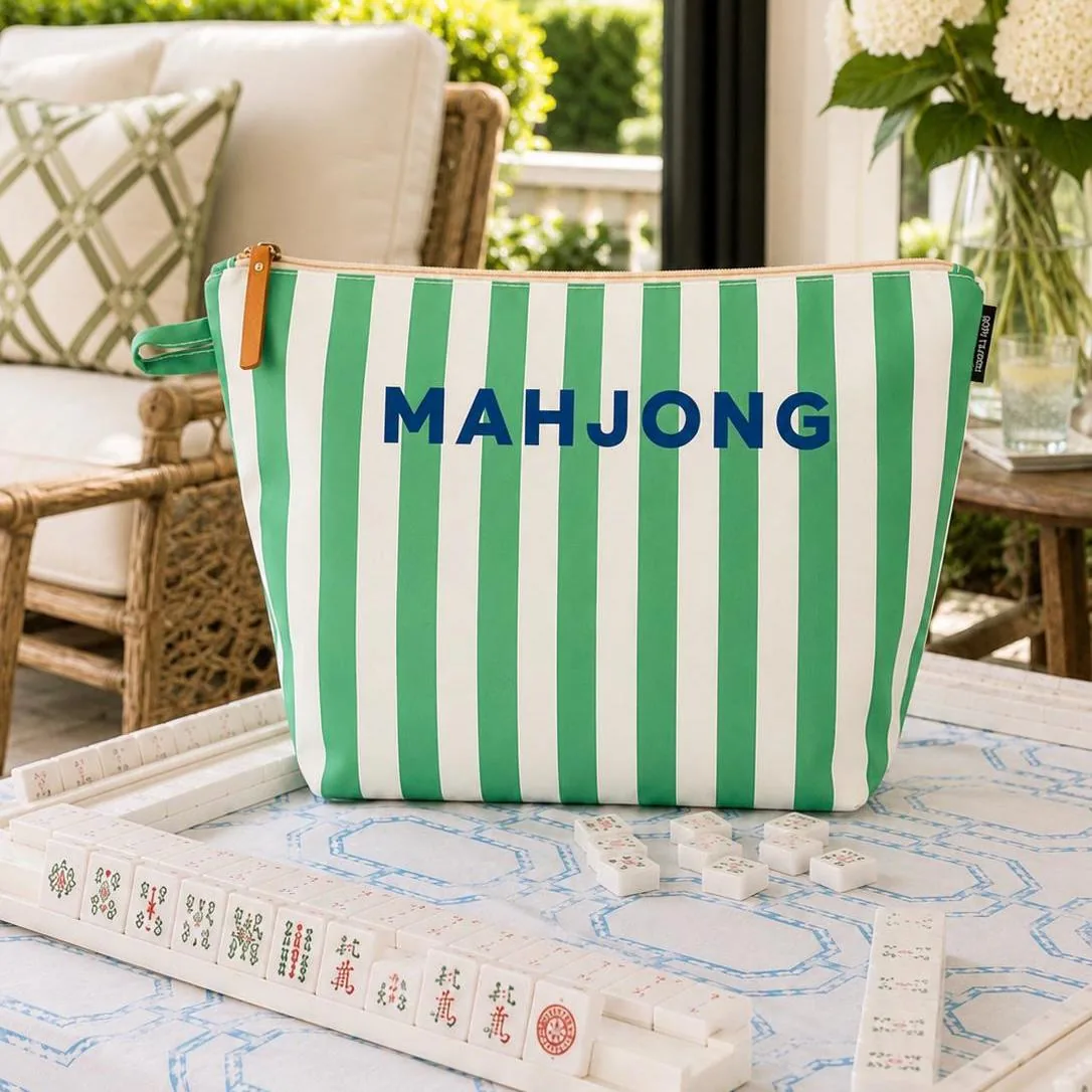 Personalized Mahjong Game Night Bag